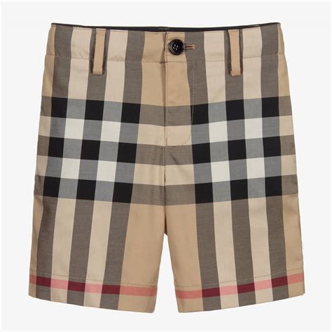 boy burberry shorts